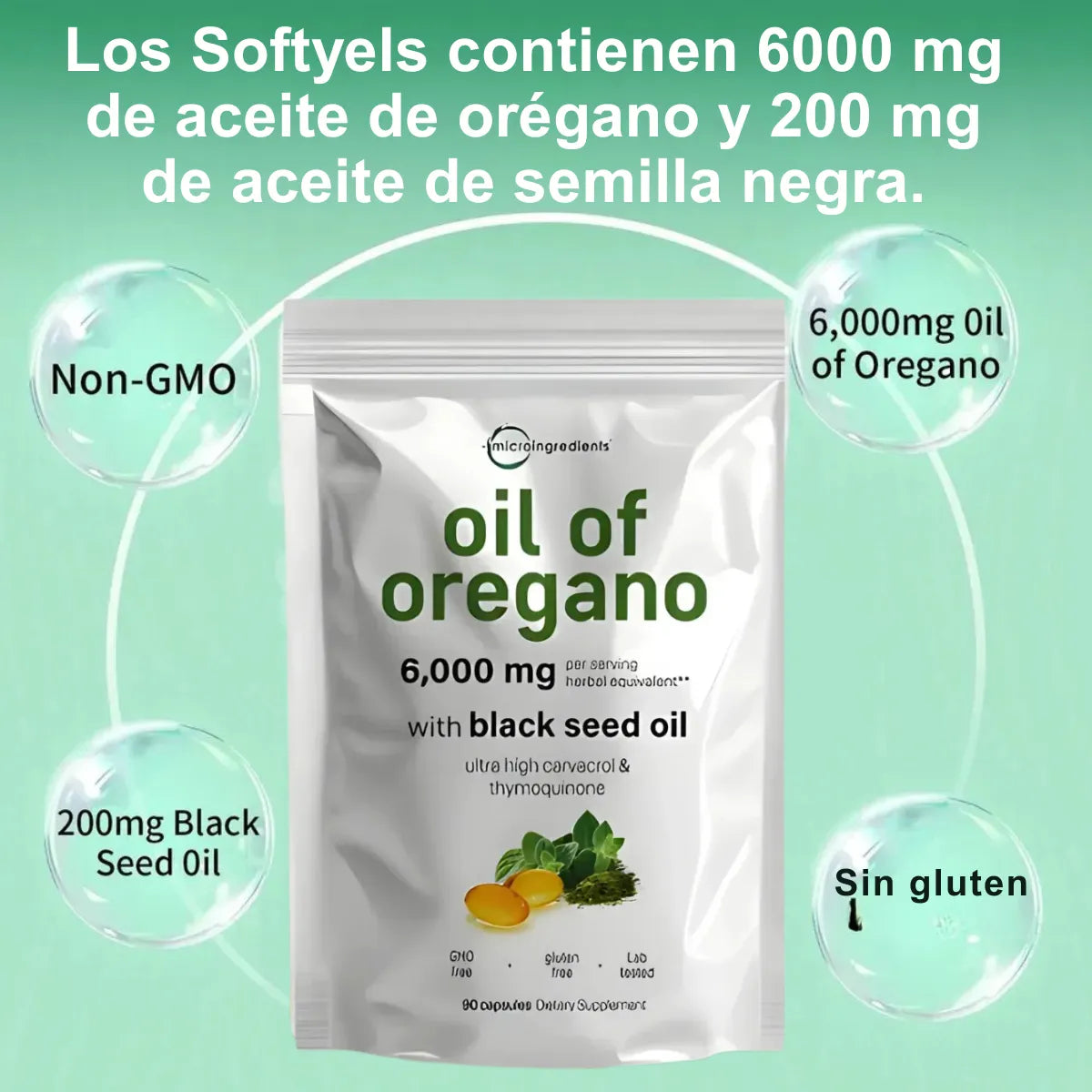 CAPSULAS DE ACEITE DE ORÉGANO!