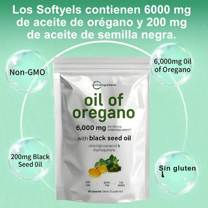 CAPSULAS DE ACEITE DE ORÉGANO!