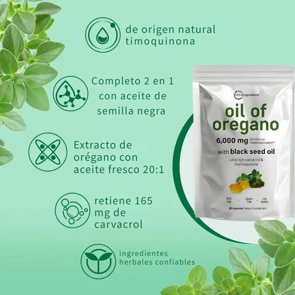 CAPSULAS DE ACEITE DE ORÉGANO!