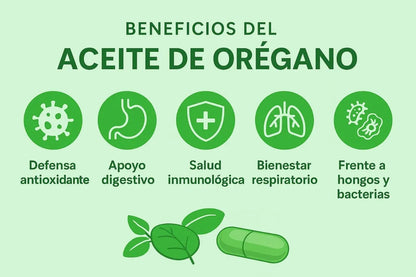 CAPSULAS DE ACEITE DE ORÉGANO!